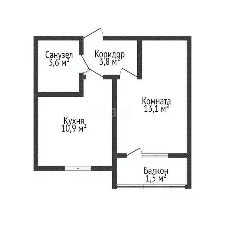1-к кв. Краснодарский край, Краснодар ул. Имени Владимира ... - Фото 1