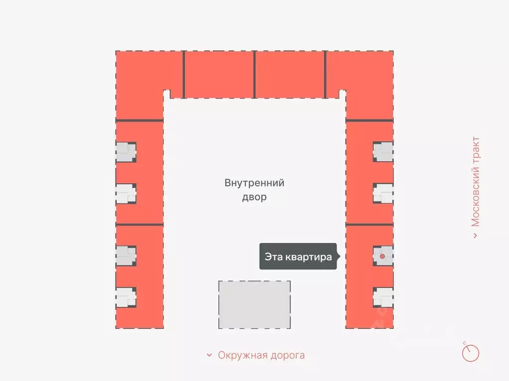 1-к кв. Тюменская область, Тюмень Кремлевская ул., 95 (32.2 м) - Фото 1