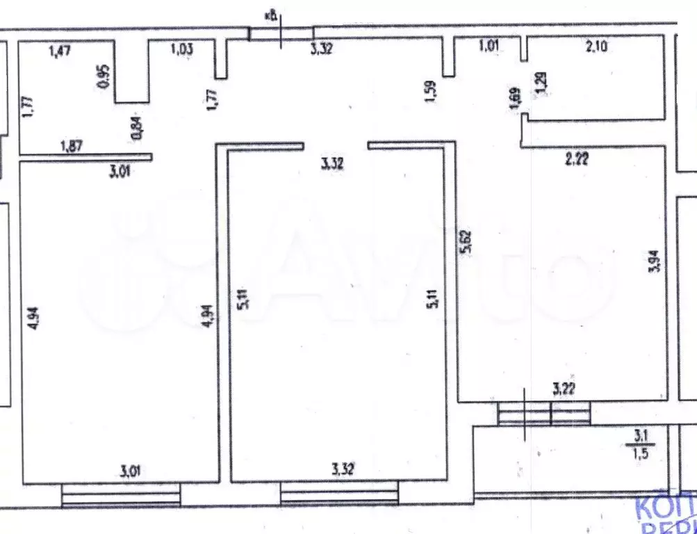 2-к. квартира, 60 м, 16/17 эт. - Фото 0