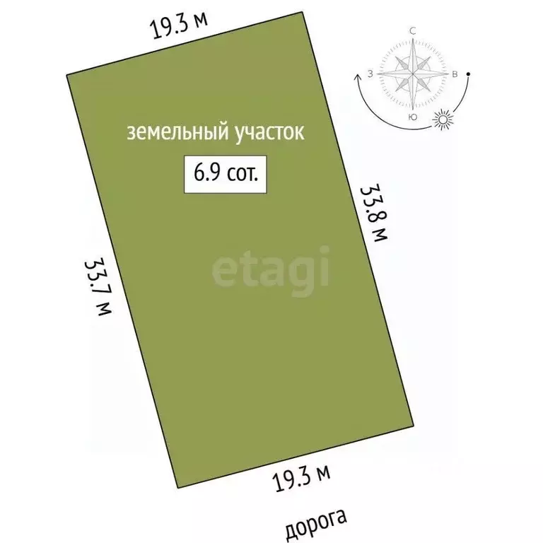 Участок в Тюменская область, Тюменский район, д. Елань ул. Тисовая ... - Фото 1