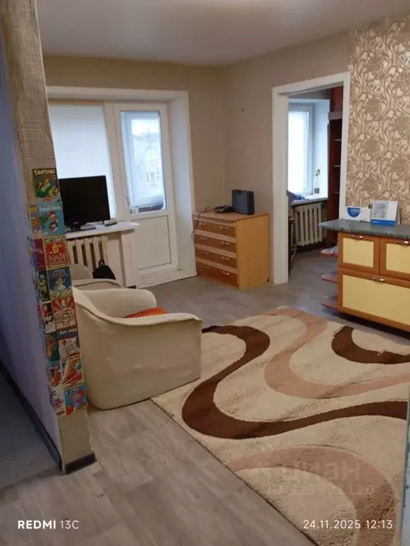 2-к кв. Чувашия, Чебоксары ул. Петрова, 11 (46.0 м) - Фото 1