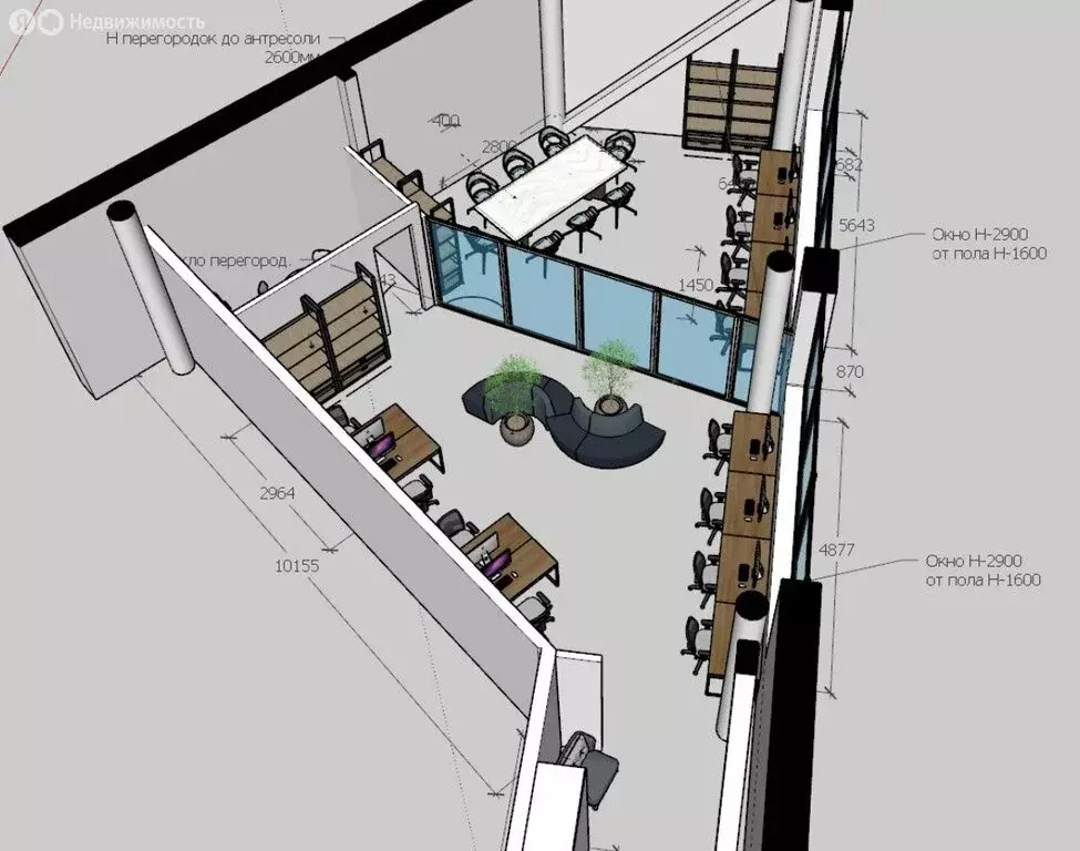 Офис (101.5 м) - Фото 2