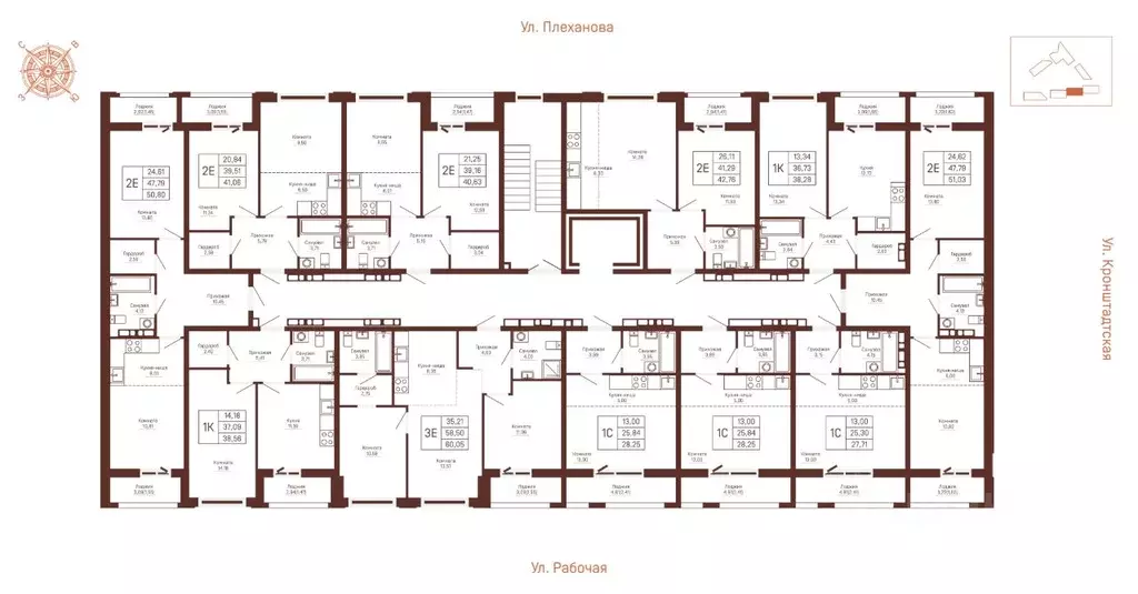 2-к кв. Пермский край, Пермь Данилиха мкр, Три Девятых жилой комплекс ... - Фото 2