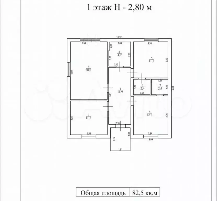Дом 82,5 м на участке 8 сот. - Фото 0