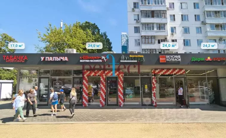 Торговая площадь в Москва 1-я Новокузьминская ул., 21К2 (24 м) - Фото 1