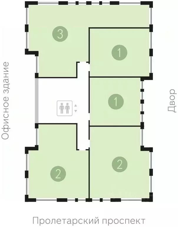 3-к кв. Ханты-Мансийский АО, Сургут Пролетарский просп., с9 (100.9 м) - Фото 2