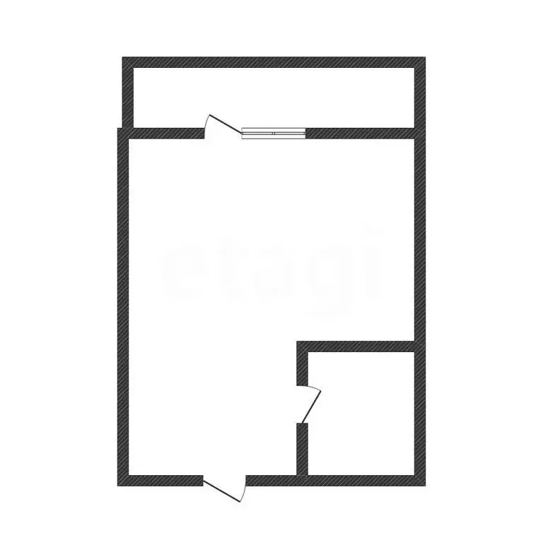 1к в -комнатной квартире (12.2 м) - Фото 1