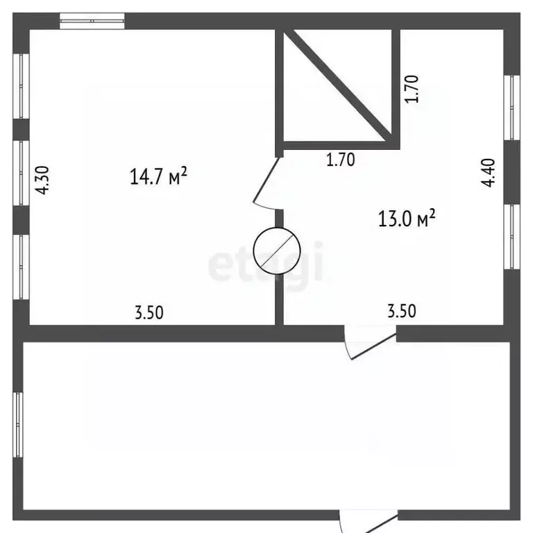 Дом в Мордовия, Атяшевский район, с. Дюрки Нагорная ул., 9 (28 м) - Фото 2