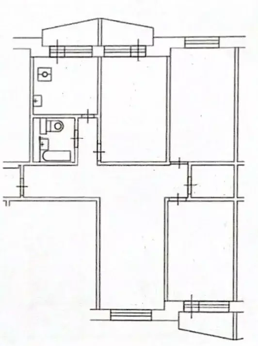 4-к кв. Москва Смоленский бул., 6-8 (90.0 м) - Фото 2