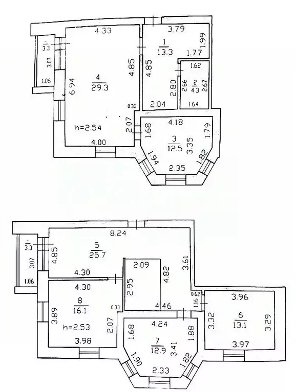 3-к кв. Чувашия, Новочебоксарск ул. Винокурова, 8 (130.6 м) - Фото 1