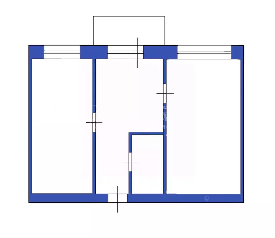 2-к кв. Кемеровская область, Междуреченск ул. Юности, 18 (52.0 м) - Фото 2