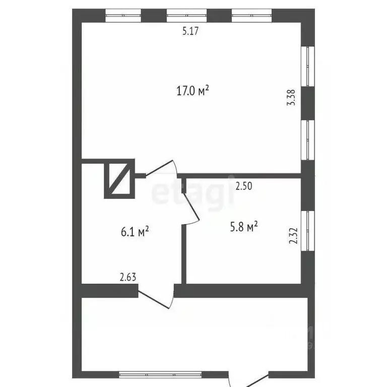 Дом в Тюменская область, Тюмень Гвардейская ул. (35 м) - Фото 2