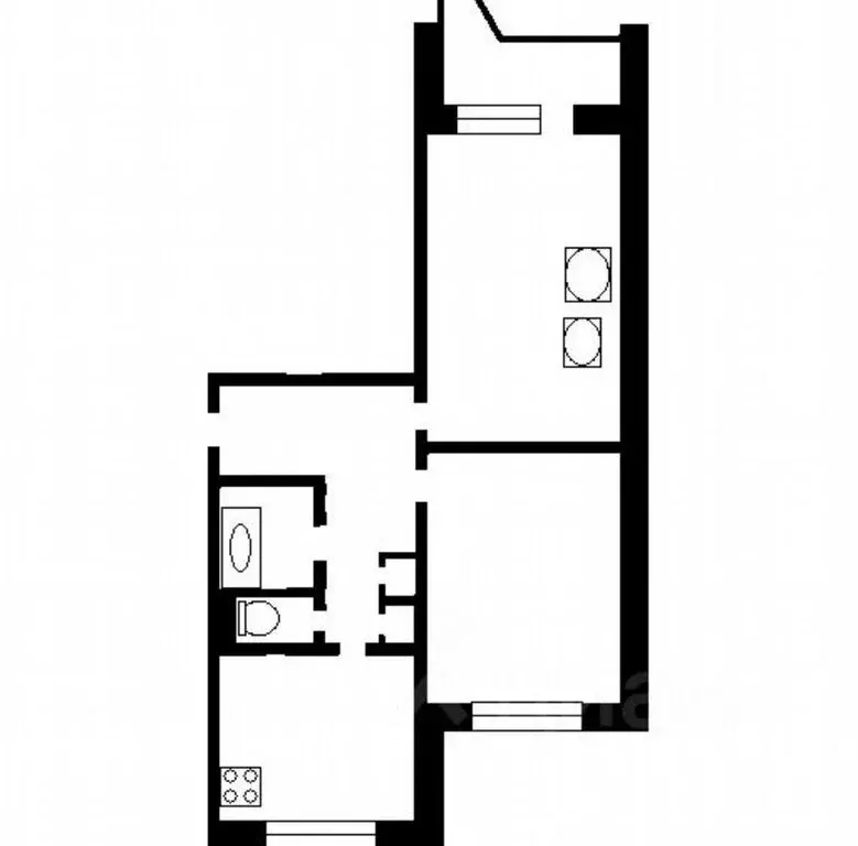 2-комнатная квартира: Москва, Пятницкое шоссе, 27к1 (60 м) - Фото 1