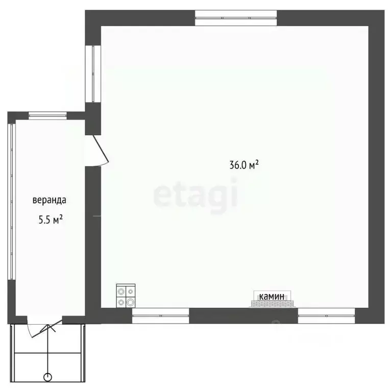 Дом в Тюменская область, Тюмень Яблонька СНТ,  (42 м) - Фото 2