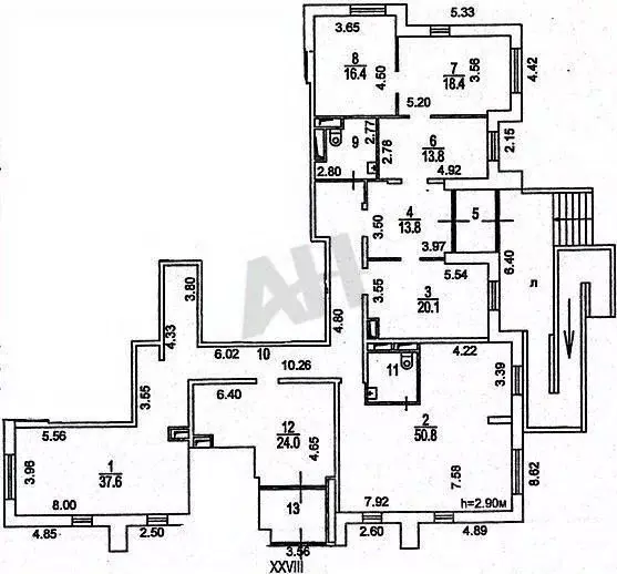 Помещение свободного назначения в Москва Ягодная ул., 6 (251 м) - Фото 1