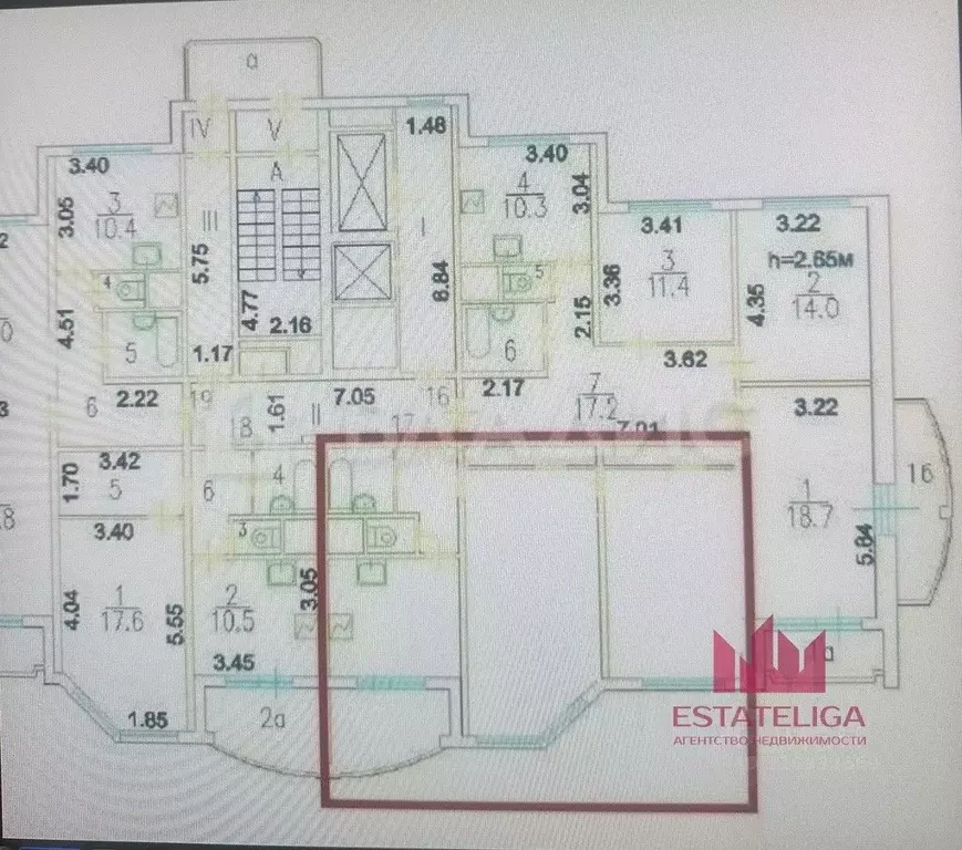 2-к кв. Москва Варшавское ш., 16к1 (69.0 м) - Фото 1