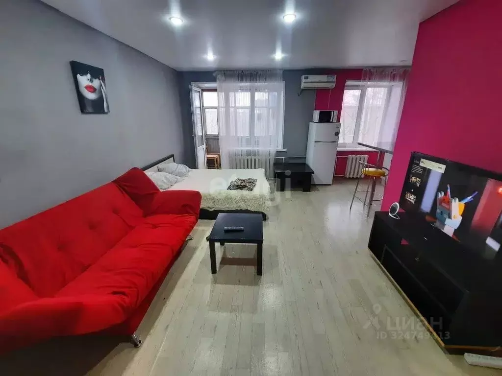 1-к кв. Татарстан, Казань ул. Гагарина, 4 (31.4 м) - Фото 1