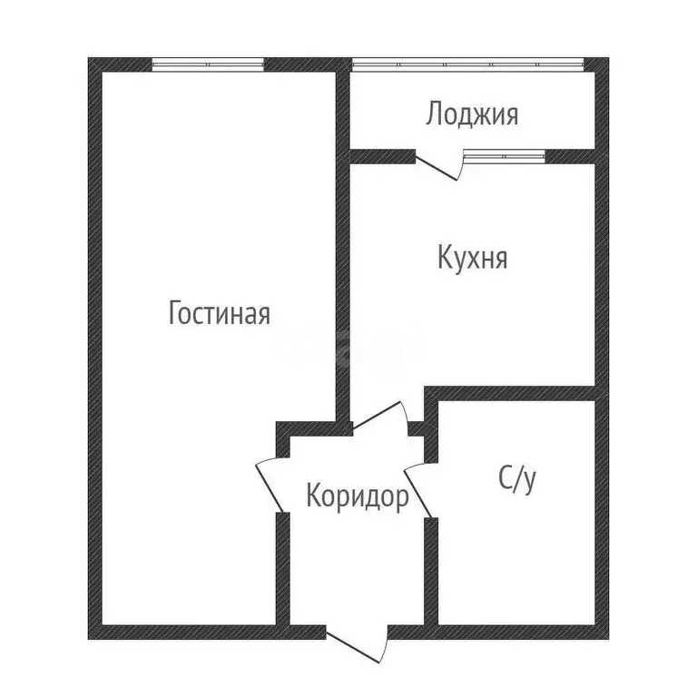 1-комнатная квартира: Краснодар, улица Цезаря Куникова, 35 (35.7 м) - Фото 0