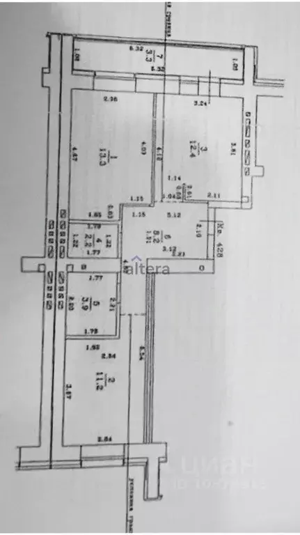 2-к кв. Татарстан, Казань ул. Фикрята Табеева, 5 (54.5 м) - Фото 1