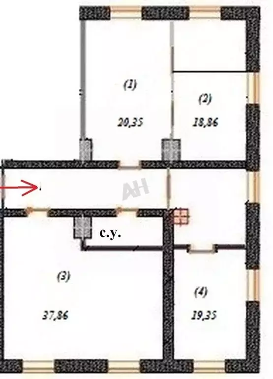 Офис в Москва ул. Кржижановского, 15К5 (120 м) - Фото 1