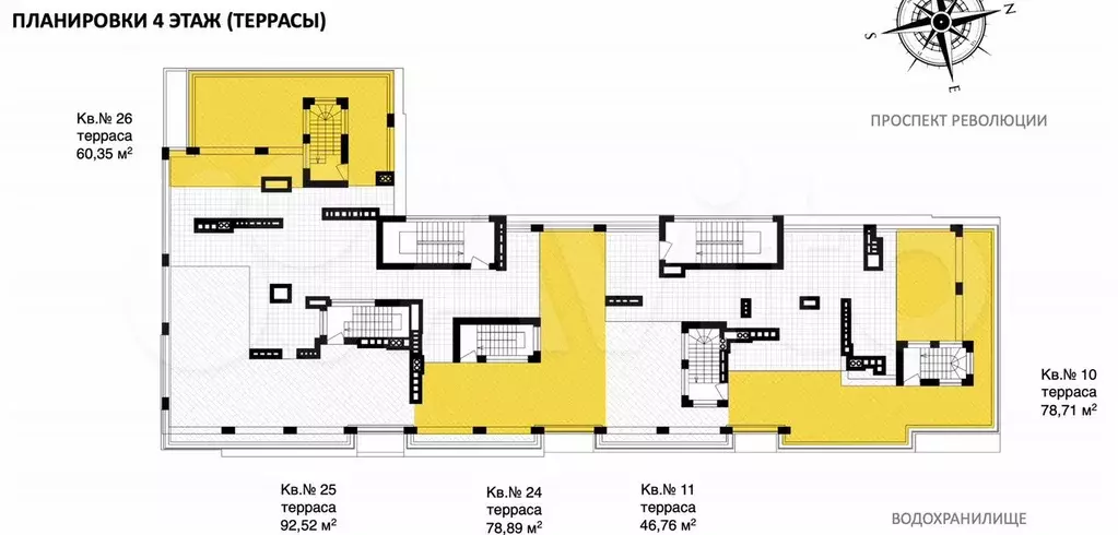 1-к. квартира, 49,2 м, 1/4 эт. - Фото 1