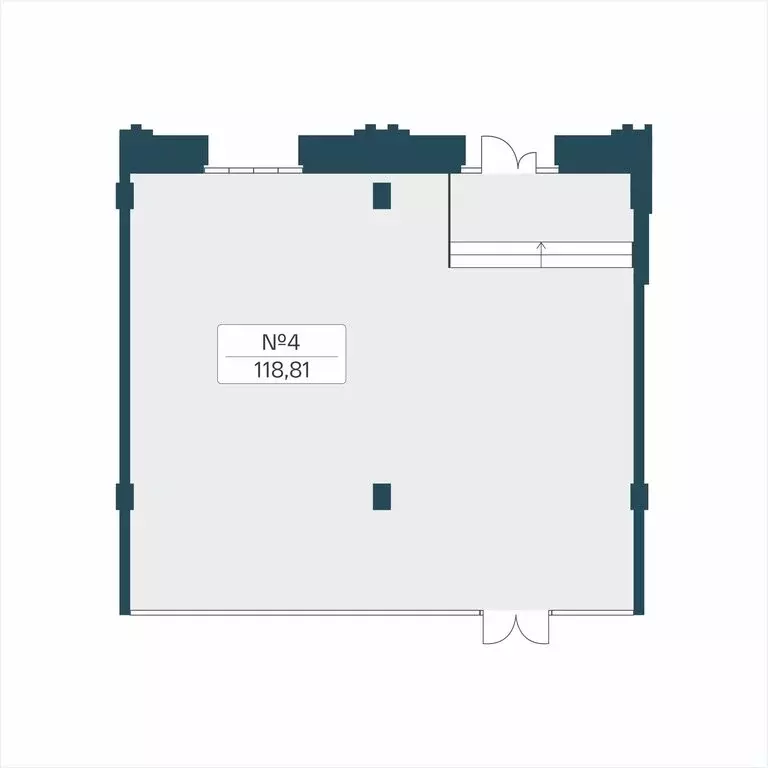 Помещение свободного назначения (118.81 м) - Фото 2
