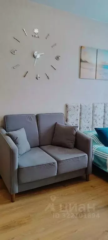 Студия Калининградская область, Светлогорск ул. Цветочная, 1 (26.0 м) - Фото 2