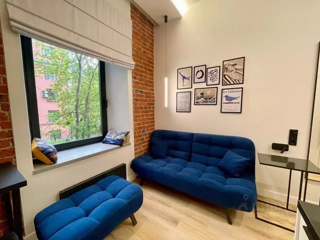 Студия Москва пер. 1-й Хвостов, 3АС2 (17.0 м) - Фото 1