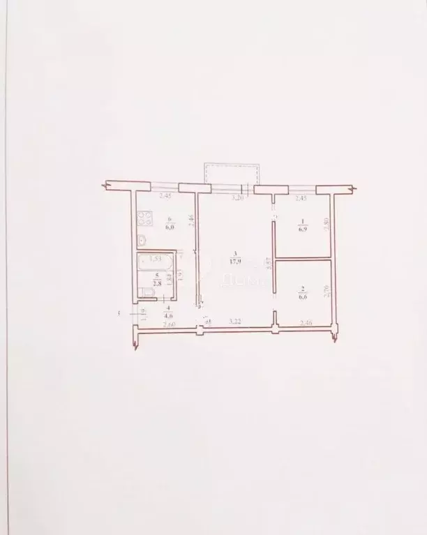 2-к кв. Волгоградская область, Волгоград ул. Кирова, 136 (44.8 м) - Фото 1