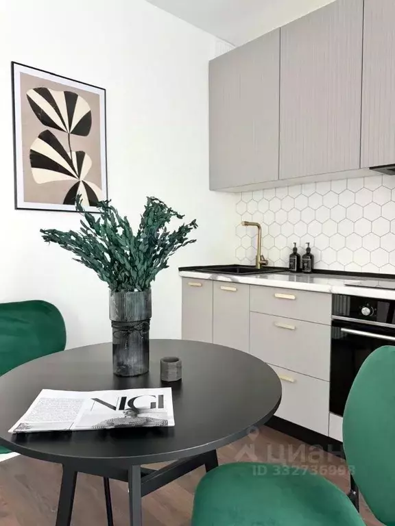 Студия Санкт-Петербург дор. Муринская, 8к1 (23.2 м) - Фото 2