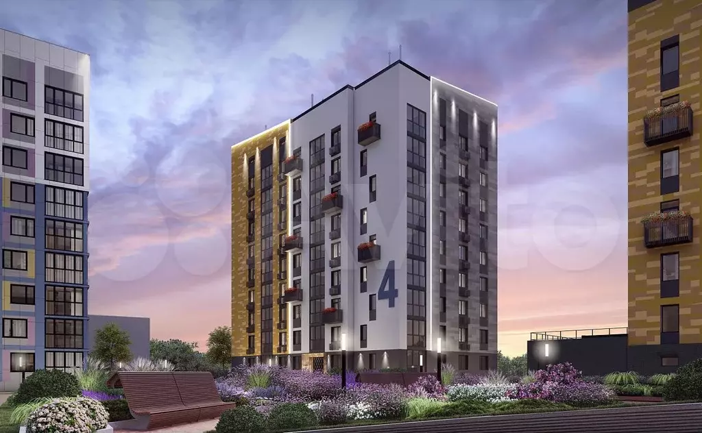 2-к. квартира, 70,5 м, 9/9 эт. - Фото 0
