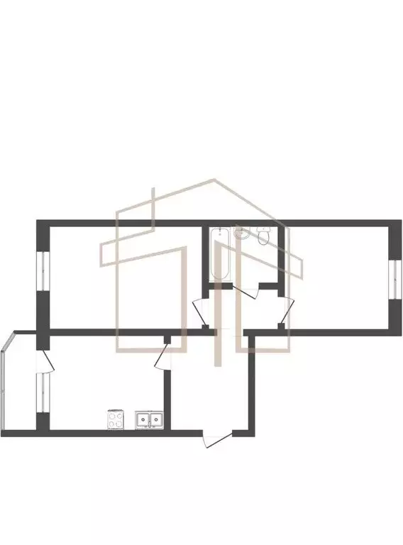 2-комнатная квартира: Тюмень, Кремлёвская улица, 85 (66.2 м) - Фото 1