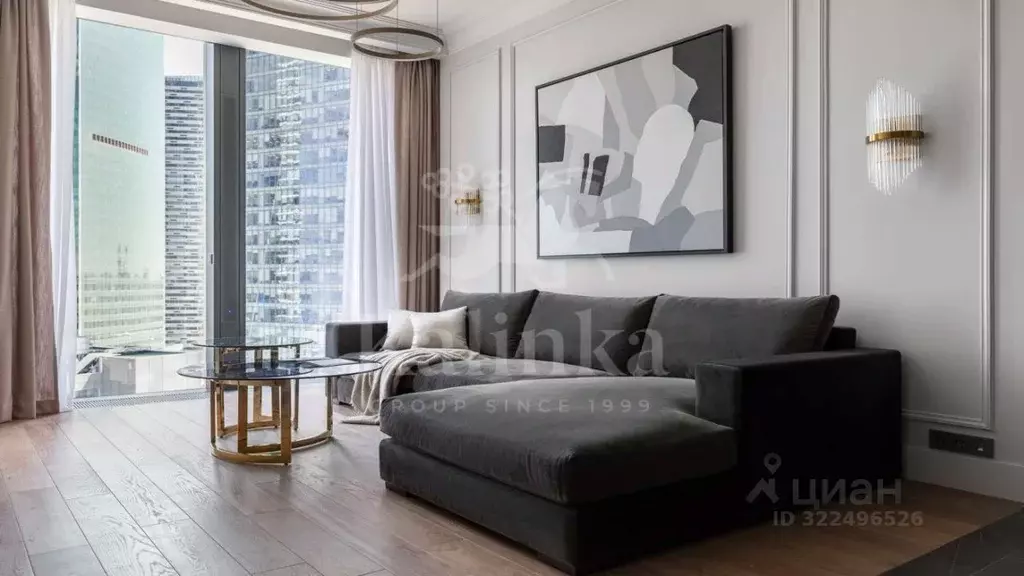 2-к кв. Москва 1-й Красногвардейский проезд, 22с2 (61.8 м) - Фото 1