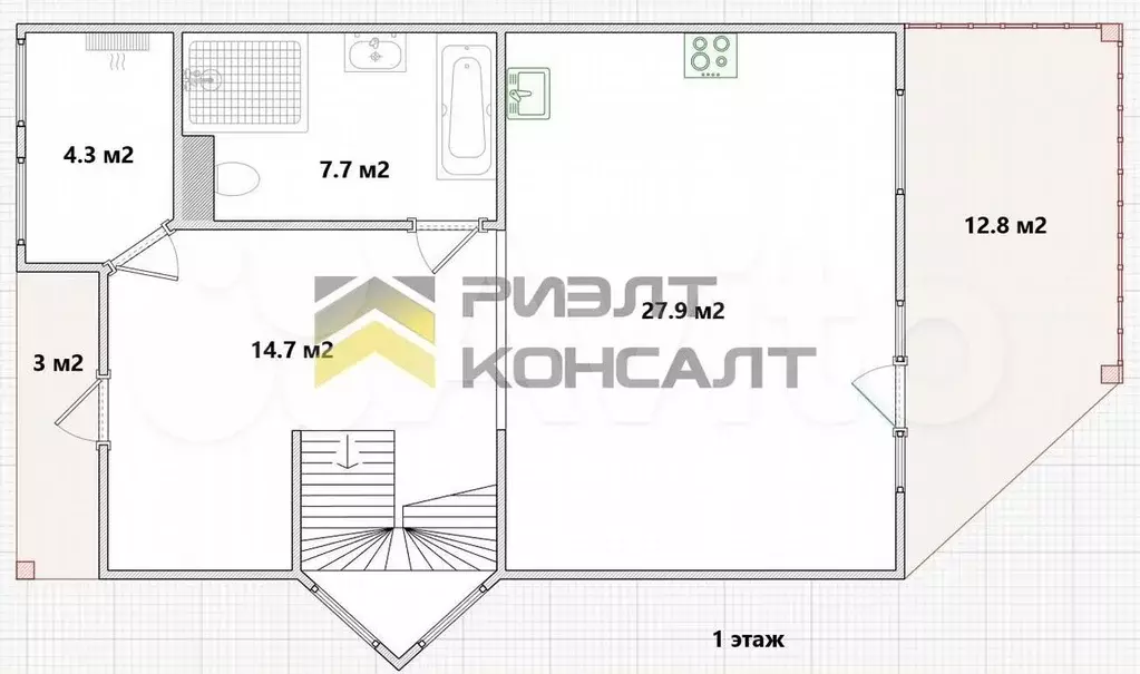Коттедж 137,7 м на участке 14,5 сот. - Фото 0