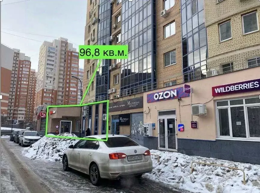 Торговая площадь в Самарская область, Самара просека 5-я, 97А (97 м) - Фото 2