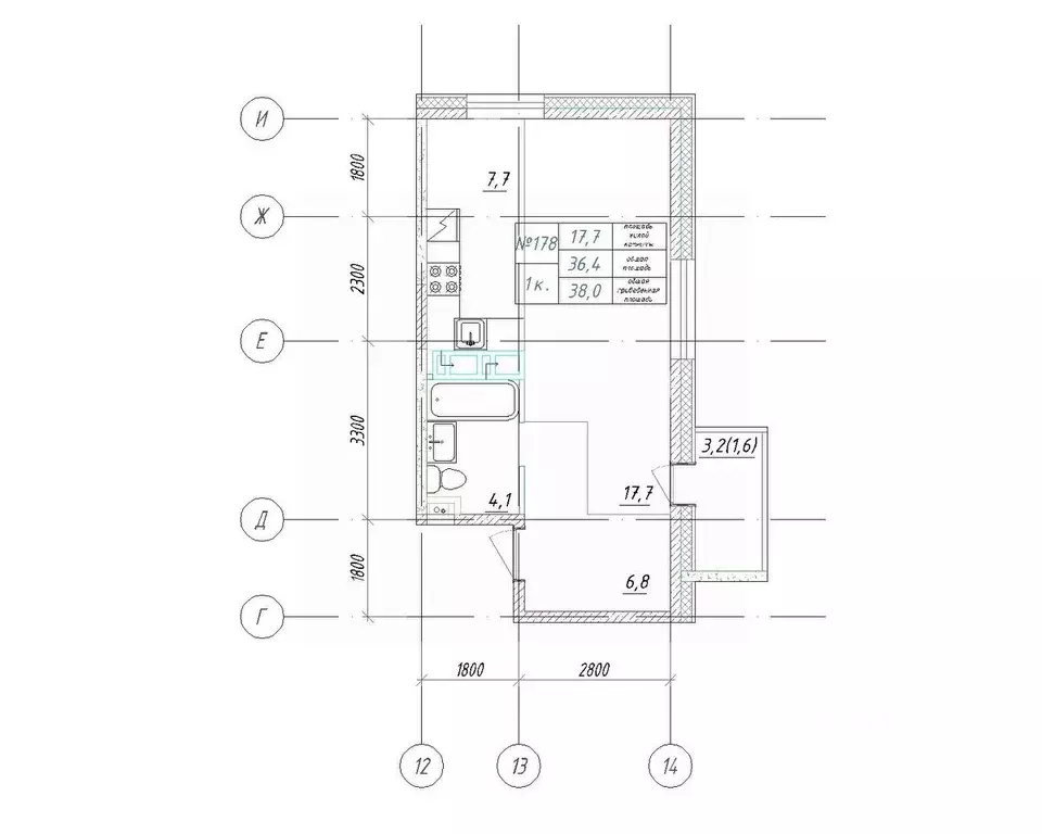 1-к кв. Приморский край, Большой Камень ул. Ленина, 14 (38.0 м) - Фото 1