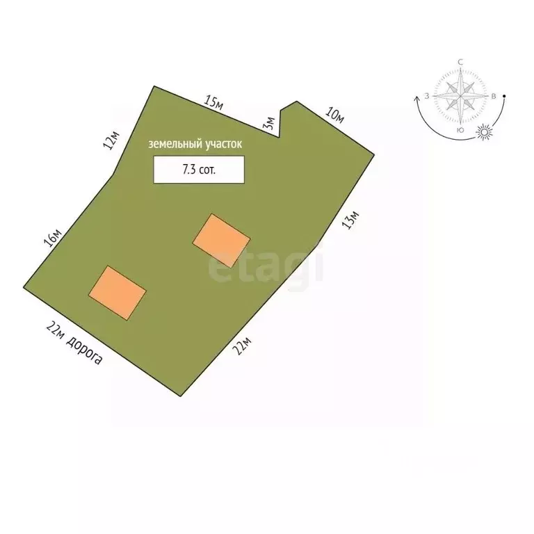 Участок в Крым, Ялта ул. Блюхера (7.3 сот.) - Фото 1
