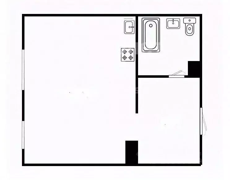 1-к кв. Севастополь ул. Адмирала Юмашева, 26 (32.0 м) - Фото 2