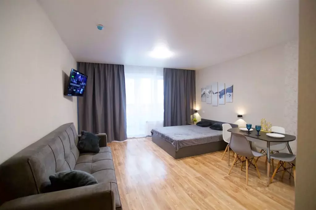 Студия Красноярский край, Красноярск ул. Дубровинского, 110Б (35.0 м) - Фото 1