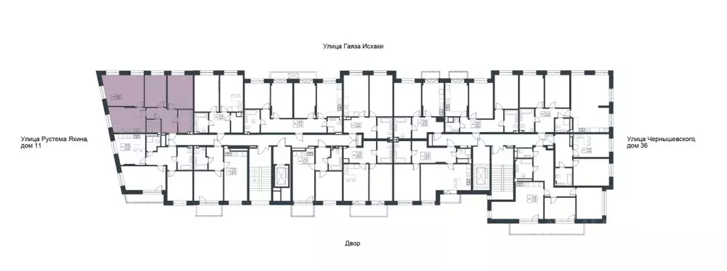 3-к кв. Татарстан, Казань Дом на Исхаки жилой комплекс (78.93 м) - Фото 2