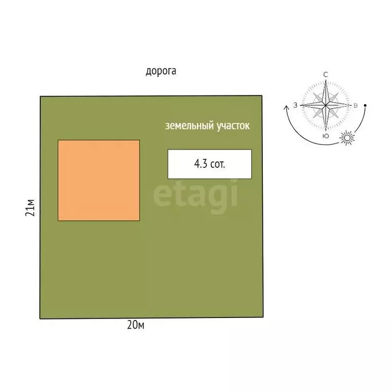 Дом в Севастополь, Орхидейная улица (40 м) - Фото 2