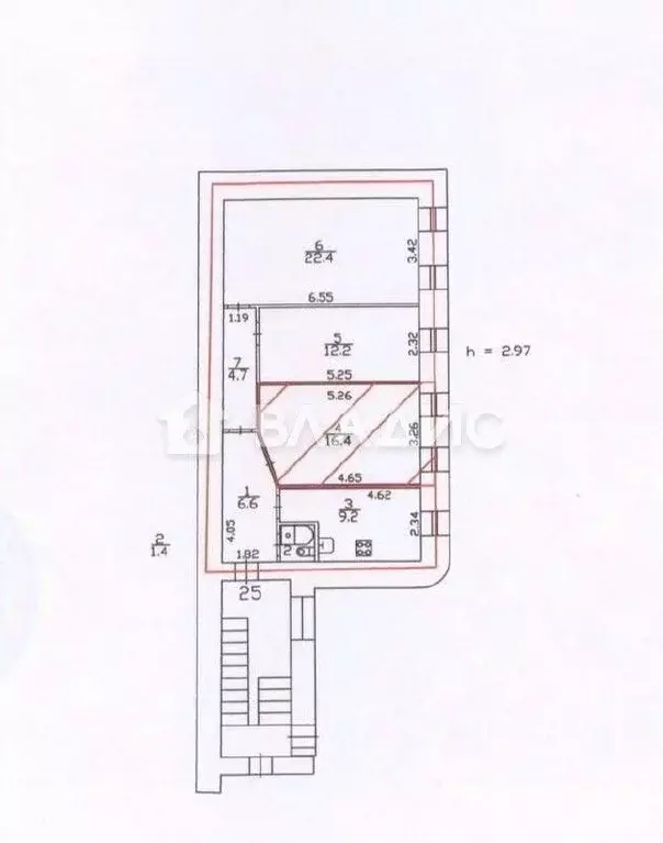 3-к кв. Санкт-Петербург Лахтинская ул., 30 (72.9 м) - Фото 1