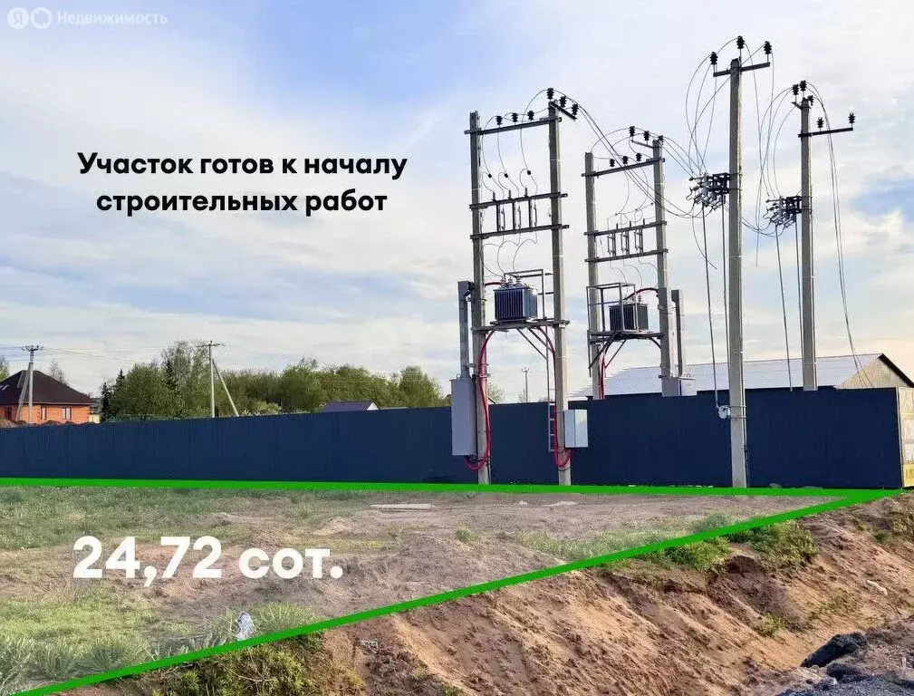 Участок в Аннино, Садовая улица (24.7 м) - Фото 1