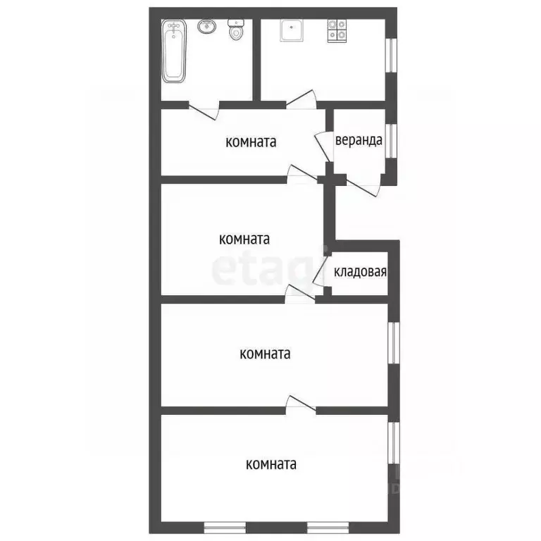 Дом в Ростовская область, Батайск Волжская ул. (76 м) - Фото 2