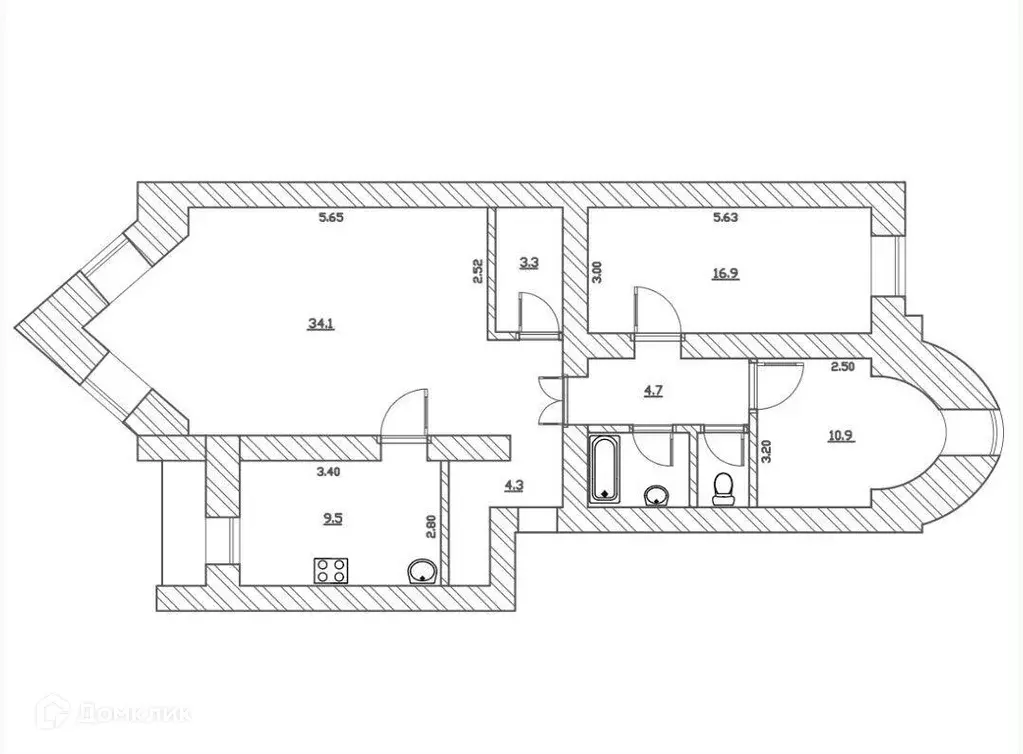 Продаётся 3-к квартира, 88.5 м - Фото 0