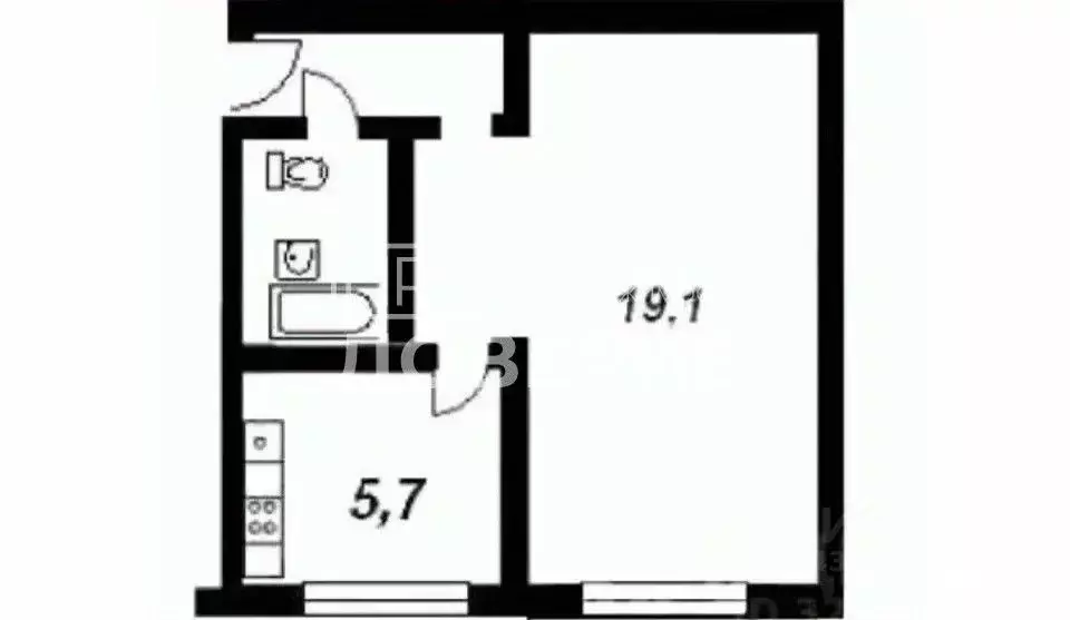 1-к кв. Челябинская область, Златоуст ул. Шевченко, 2 (30.0 м) - Фото 2