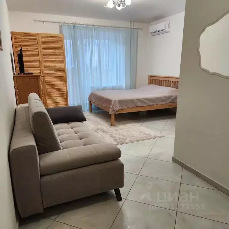 Студия Волгоградская область, Волгоград ул. Фадеева, 63 (33.0 м) - Фото 1