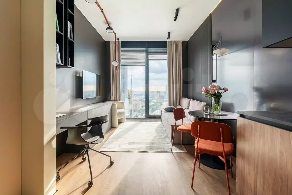 Квартира-студия, 27 м, 30/43 эт. - Фото 1