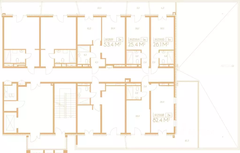 1-к кв. Краснодарский край, Анапа Гостиничный Комплекс Морелло тер.,  ... - Фото 2