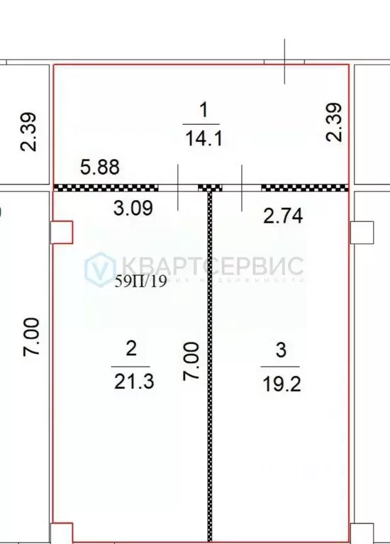 Офис в Омская область, Омск ул. Фрунзе, 1к4 (55 м) - Фото 2
